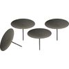 Metal candle holder, &Oslash; 6 cm Black