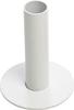 Bougeoir en m&eacute;tal pour bougie chandelle, Blanc