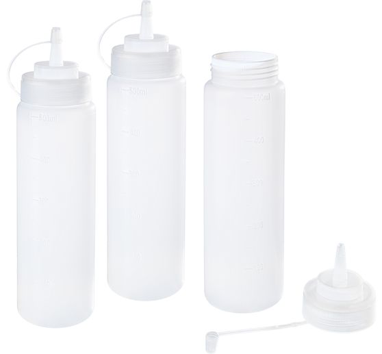 Flacons souples pour m&eacute;lange de couleurs VBS, Transparent