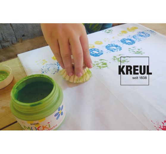 Peinture au doigt pour textile MUCKI, 250 ml