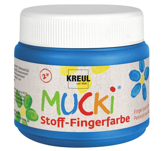 Peinture au doigt pour textile MUCKI, 150 ml