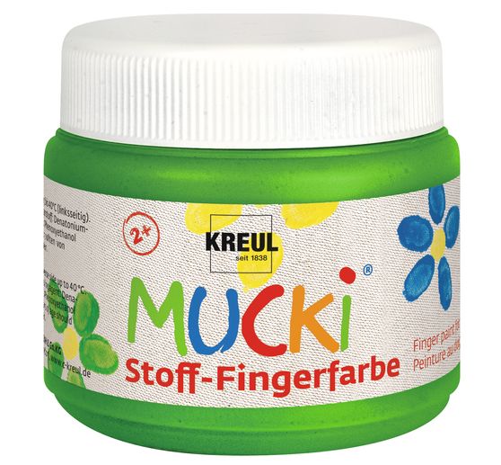 Peinture au doigt pour textile MUCKI, 150 ml