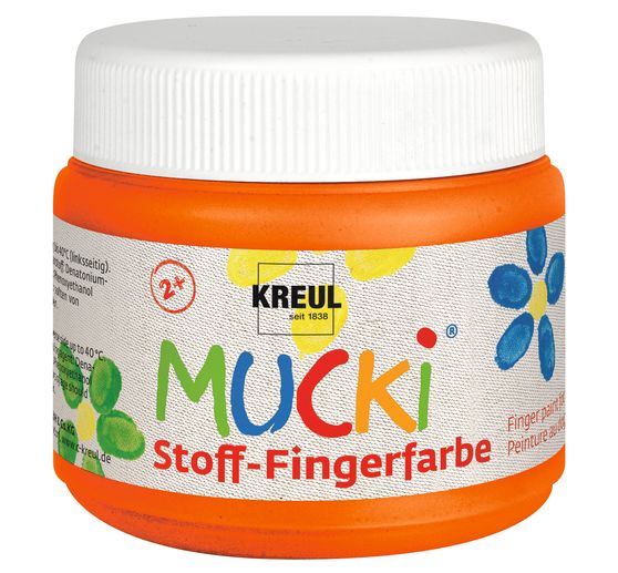 Peinture au doigt pour textile MUCKI, 150 ml