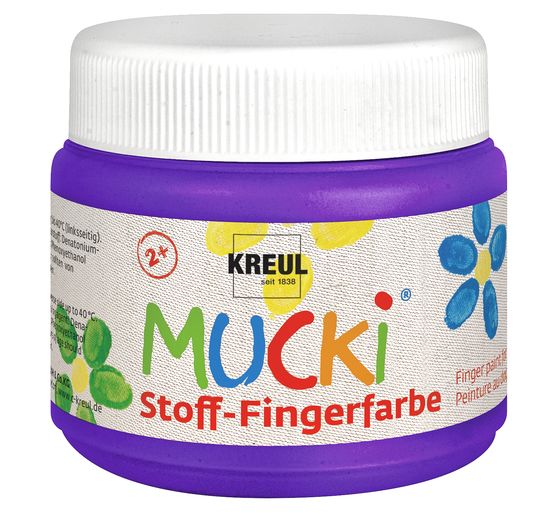 Peinture au doigt pour textile MUCKI, 150 ml