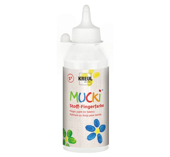 Peinture au doigt pour textile MUCKI, 250 ml
