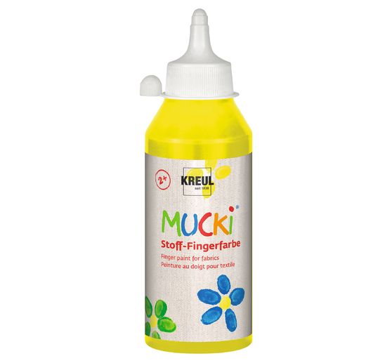Peinture au doigt pour textile MUCKI, 250 ml