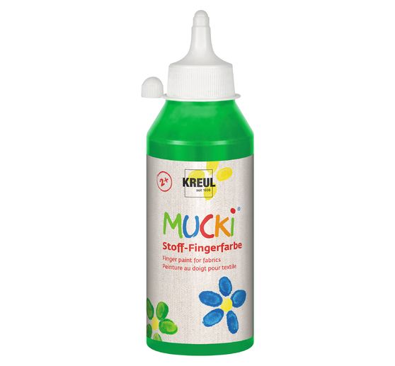 Peinture au doigt pour textile MUCKI, 250 ml