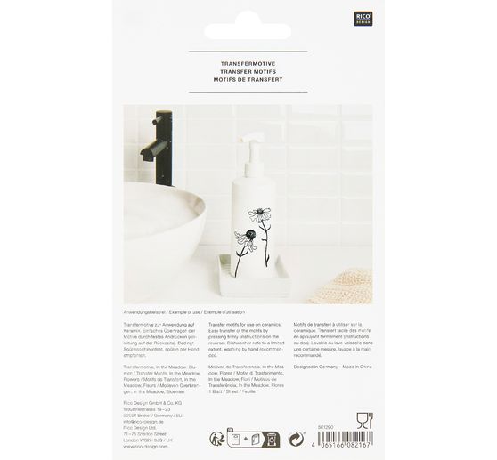 Motifs de transfert &laquo; In the Meadow &raquo;