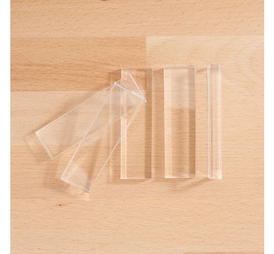 Acrylic blocks "Mini", 22 x 8 x 80 mm