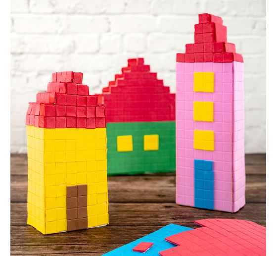 Mosa&iuml;que en caoutchouc mousse, autocollant