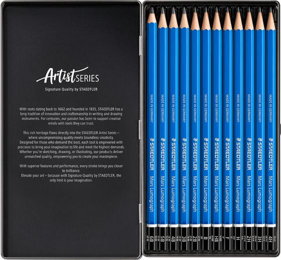 Crayons &agrave; dessin STAEDTLER &laquo; Mars Lumograph &raquo; 100