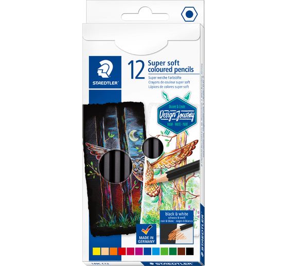 Crayons de couleur STAEDTLER &laquo; Super soft &raquo;
