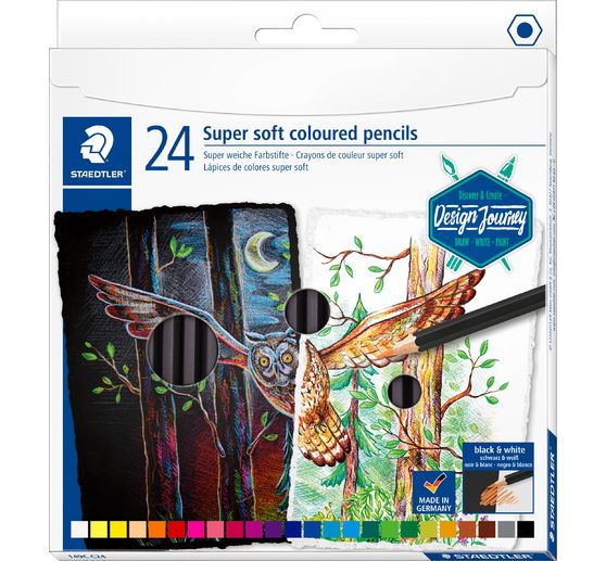 Crayons de couleur STAEDTLER &laquo; Super soft &raquo;