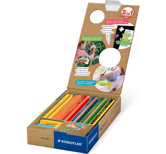 Crayons de couleur STAEDTLER 5+1 &laquo; Noris junior &raquo;