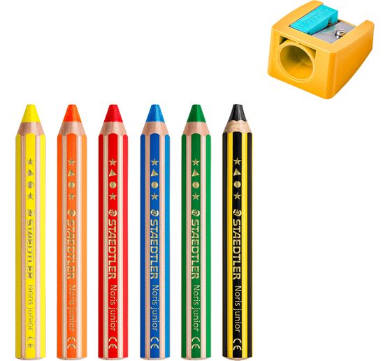 Crayons de couleur STAEDTLER 5+1 &laquo; Noris junior &raquo;