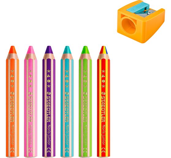 Crayons de couleur STAEDTLER 5+1 &laquo; Noris junior &raquo;
