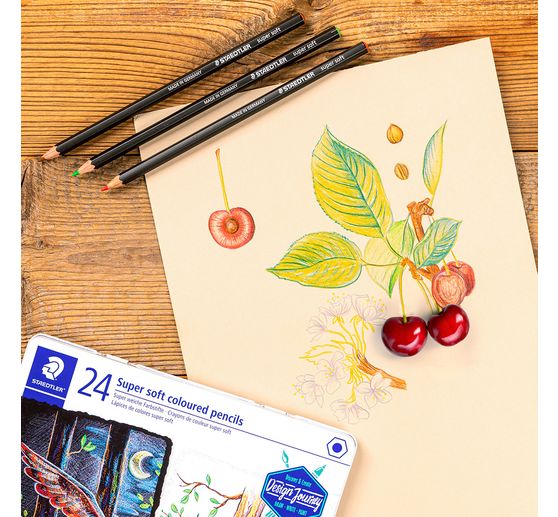 Crayons de couleur STAEDTLER &laquo; Super soft &raquo;