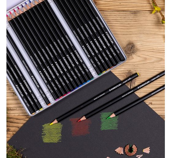 Crayons de couleur STAEDTLER &laquo; Super soft &raquo;