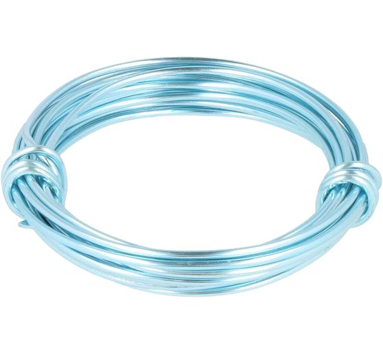 Fil d&rsquo;aluminium d&eacute;co,, 2 mm, longueur 3 m