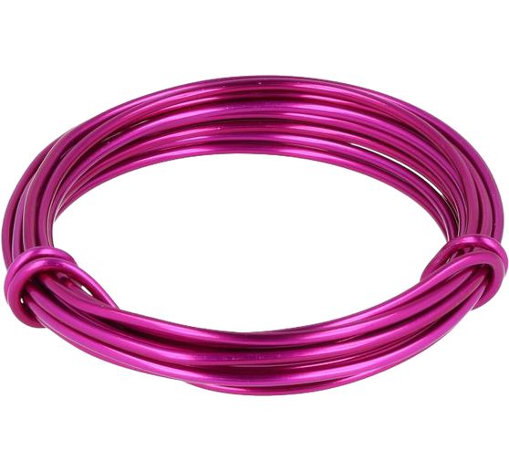 Fil d&rsquo;aluminium d&eacute;co,, 2 mm, longueur 3 m