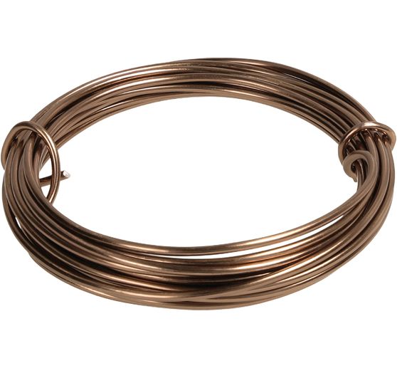 Fil d&rsquo;aluminium d&eacute;co,, 2 mm, longueur 3 m