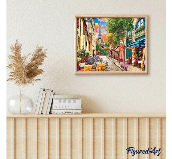 Peinture par num&eacute;ros sur ch&acirc;ssis entoil&eacute;, 40 x 50 cm