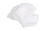 Foulard en soie P06, blanc, 28 x 28 cm