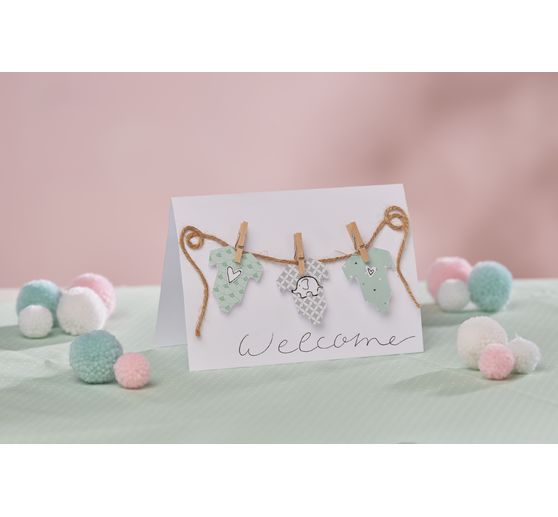 Mini-pinces en bois VBS « 2 cm », 100 pc.