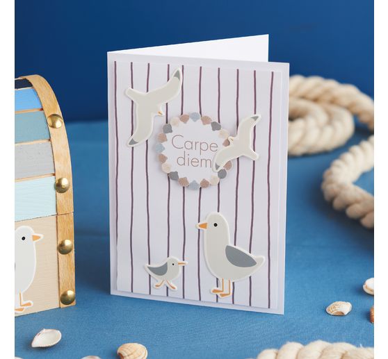 VBS Double cards "White", portrait format