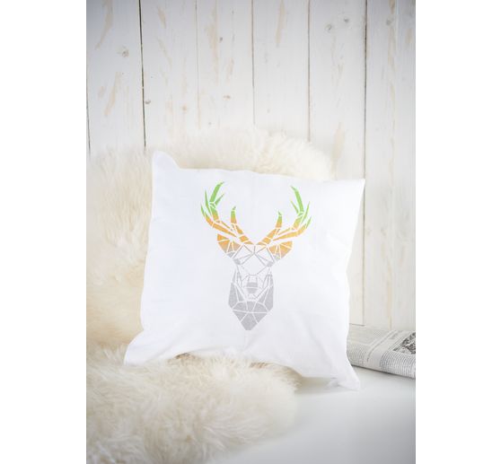 Housse de coussin VBS, Blanc, 39 x 39 cm