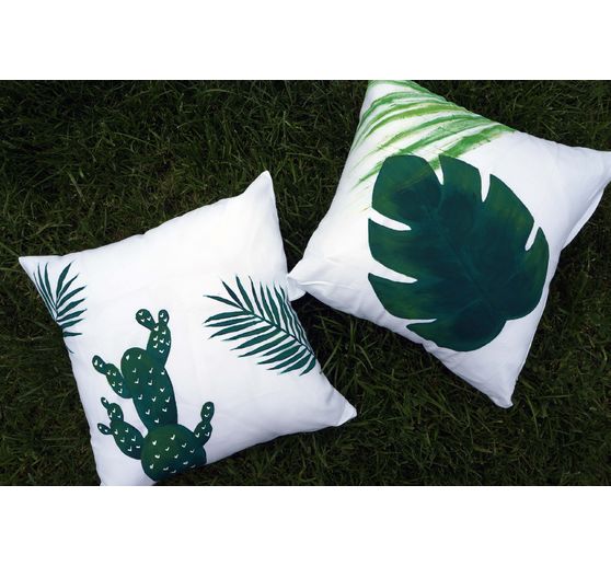Housse de coussin VBS, Blanc, 39 x 39 cm