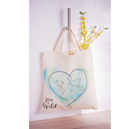 Sac en coton VBS, l 42 x H 38 cm