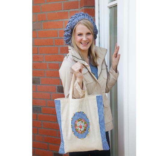 Sac en coton VBS, l 42 x H 38 cm