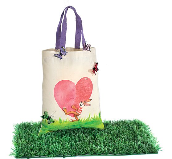 Sac en coton VBS, l 28 x H 32 cm, coton couleur naturelle