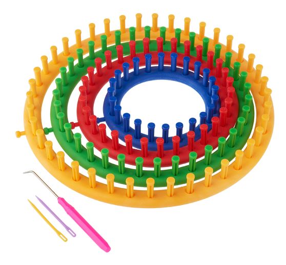 Anneaux à tricoter VBS, set de 4.
