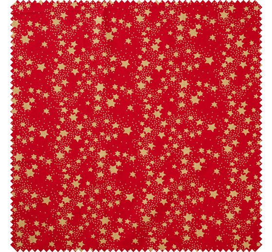 Tissu déco « Etoiles », Rouge
