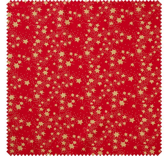 Tissu déco « Etoiles », Rouge