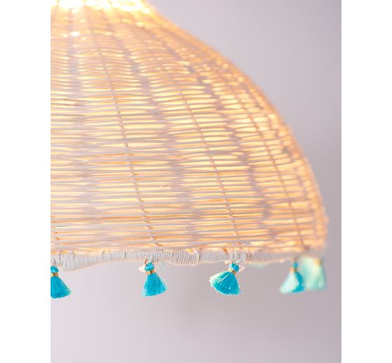 Moelle ronde de rotin VBS, ruban bleu, Ø 3 mm