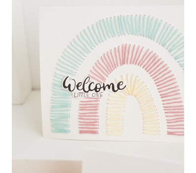 Gestickte Geburtstagskarten