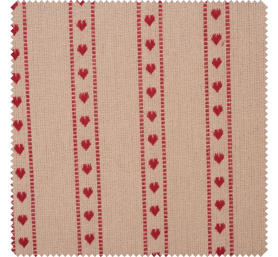 Tissu coton au mètre « Cœurs »