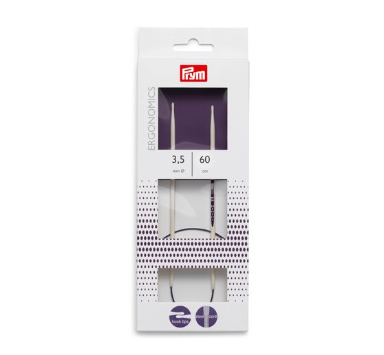 Aiguilles circulaires Prym « Ergonomics », 60 cm