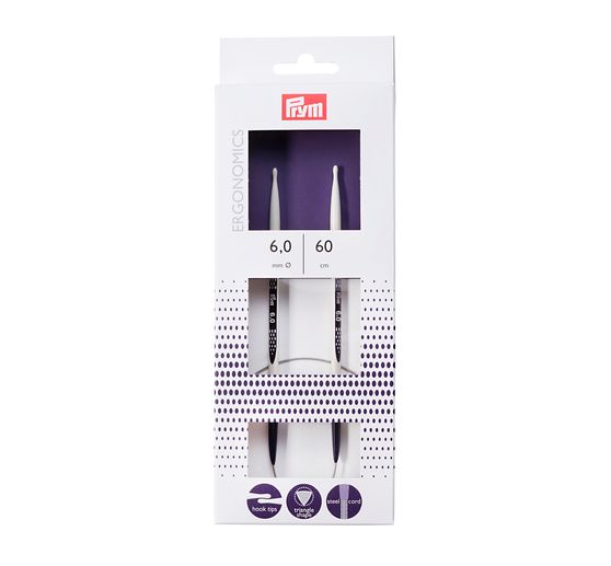Aiguilles circulaires Prym « Ergonomics », 60 cm