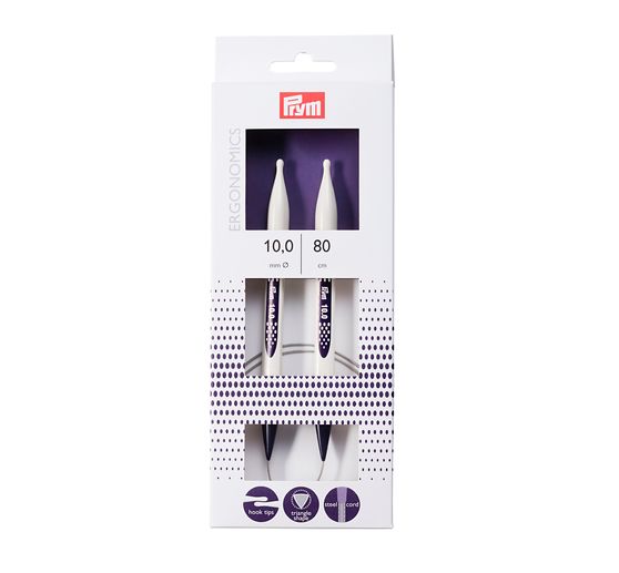 Aiguilles circulaires Prym « Ergonomics » 80 cm