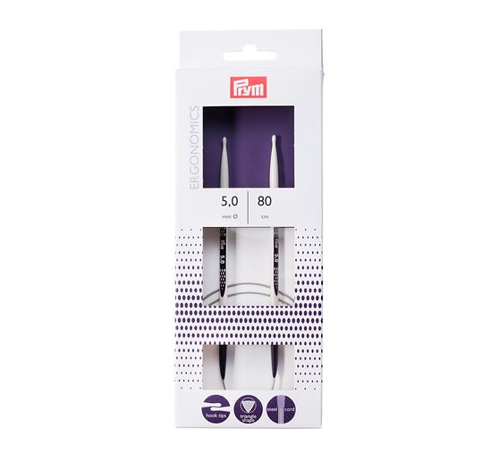 Aiguilles circulaires Prym « Ergonomics » 80 cm