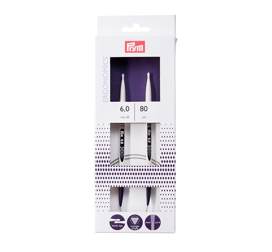 Aiguilles circulaires Prym « Ergonomics » 80 cm