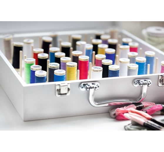 Valise en bois pour bobines de fil VBS