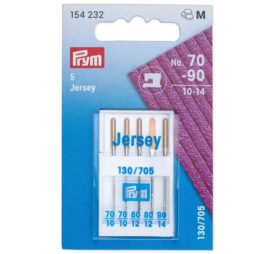 Aiguilles pour machines à coudre Prym, 130/705 « Jersey » 70-90