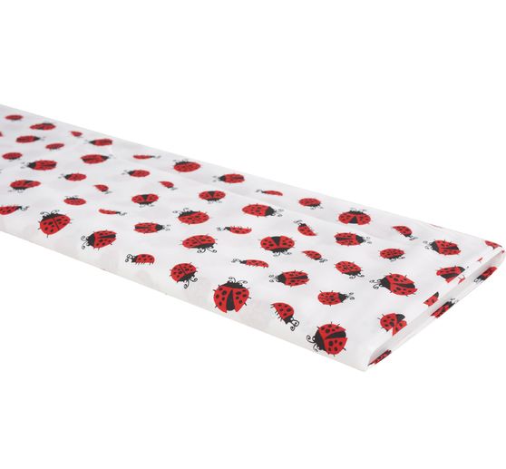 Tissu au mètre « Coccinelle »