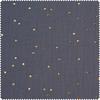 Tissu mousseline coton au mètre « Pois dorés »