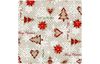 Motif fabric linen look "Classic Christmas"